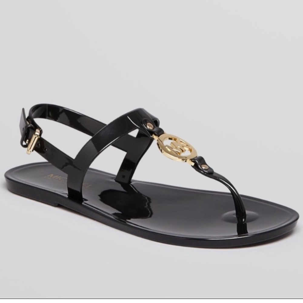 Michael Kors Sondra Sandals Black MK Jelly Sandal Nordstrom Rack Women’s 7 M